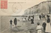 76 Seine Maritime CPA FRANCE 76 " Veuves les Roses, Plage et falaises"