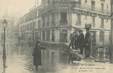 CPA FRANCE 92 " Clichy, Bureau Central Téléphonique" / INONDATIONS 28 JANVIER 1910