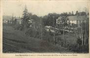 37 Indre Et Loire / CPA FRANCE 37 "Les Hermites, l'école municipale des filles et le vallon de la Dêmée"