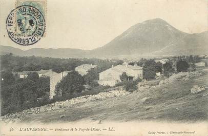 CPA FRANCE 63 " Fontanes et le Puy de Dôme"