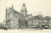 14 Calvado / CPA FRANCE 14 "Falaise église Saint Gervais"