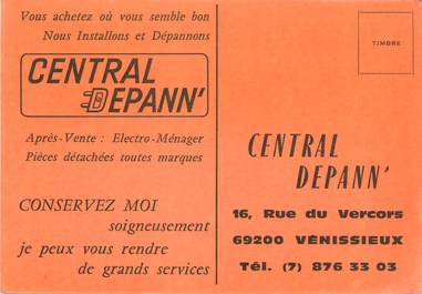 CPSM FRANCE 69 " Vénissieux, Central Dépann" / PUBLICITE