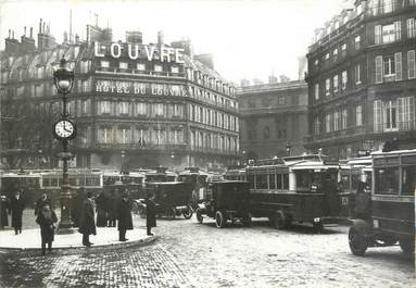 CPSM FRANCE 75 " Paris, 1er Embouteillage au Palais Royal" / AUTOBUS