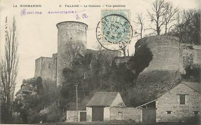 / CPA FRANCE 14 "Falaise, le château"