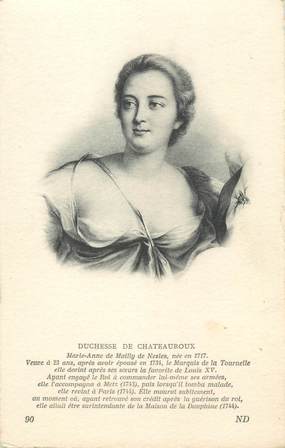 CPA FRANCE 36 " Chateauroux, La Duchesse Marie-Anne de Mailly"