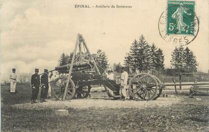 CPA FRANCE 88 " Epinal, Artillerie Forestière"