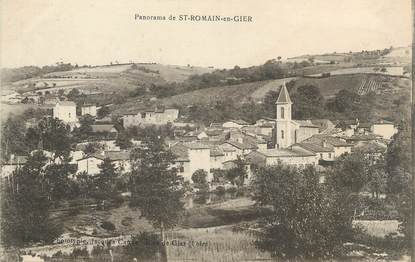 CPA FRANCE 69 " St Romain en Gier, Vue générale"