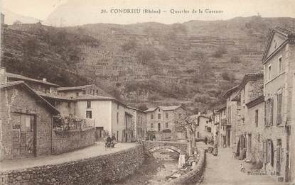 CPA FRANCE 69 " Condrieu, Quartier de la Garenne"