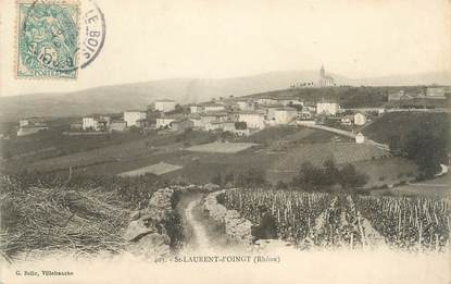 CPA FRANCE 69 " St Laurent d'Oingt , Vue générale"