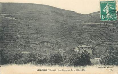 CPA FRANCE 69 " Ampuis, Les coteaux de la Côte Rôtie"