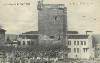 CPA FRANCE 69 " Ste Colombe les Vienne, La Tour de Philippe de Valois"