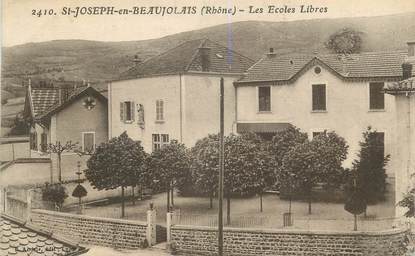 CPA FRANCE 69 " St Joseph en Beaujolais, Les écoles libres"