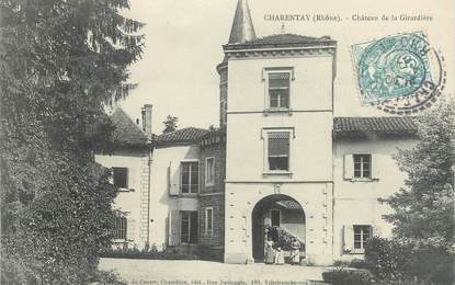 CPA FRANCE 69 " Charentay, Château de la Girardière"