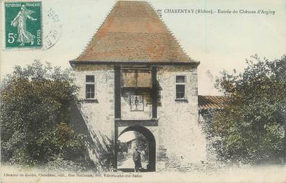 CPA FRANCE 69 " Charentay, Entrée du Château d'Arginy"