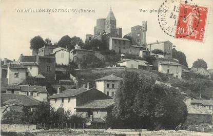 CPA FRANCE 69 " Chatillon d'Azergues, Vue générale"