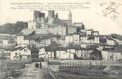 CPA FRANCE 69 " Chatillon d'Azergues, Château Féodal"