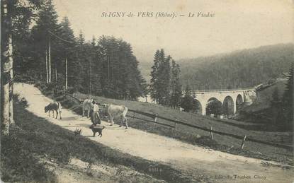 CPA FRANCE 69 " St Igny de Vers, Le viaduc"