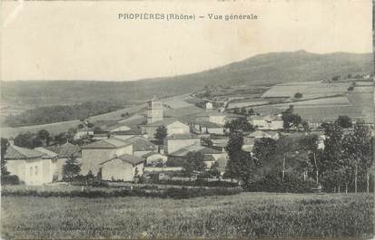 CPA FRANCE 69 " Proprières, Vue générale"