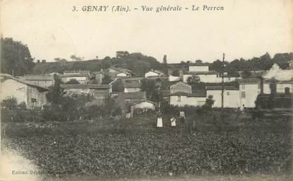 CPA FRANCE 69 " Genay, Vue générale, le Perron"
