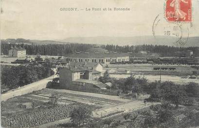 CPA FRANCE 69 " Grigny, Le pont et la Rotonde"
