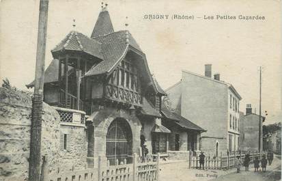 CPA FRANCE 69 " Grigny, Les Petites Cazardes"