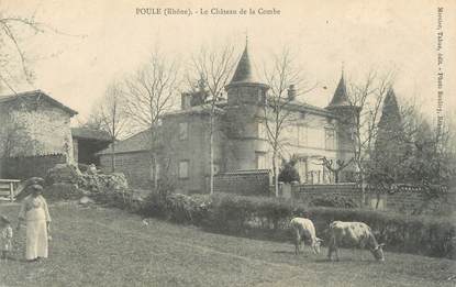 CPA FRANCE 69 "Poule, Le Château de la Combe"