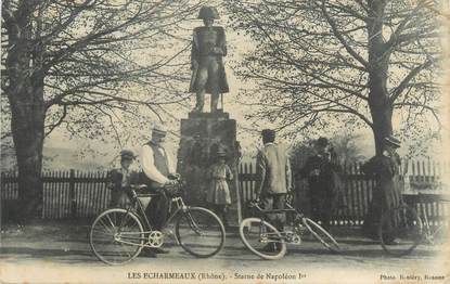 CPA FRANCE 69 "Les Echarmeaux, Statue de Napoléon 1er"