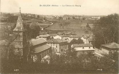 CPA FRANCE 69 "St Julien, Le centre du bourg"