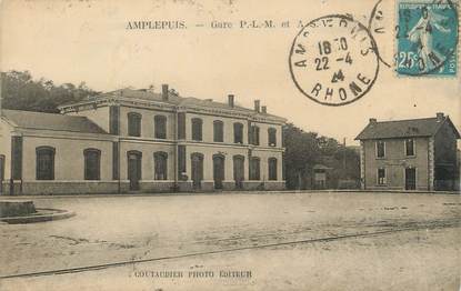 CPA FRANCE 69 "Amplepluis, Gare PLM"