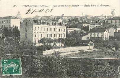 CPA FRANCE 69 "Amplepluis, Pensionnat St Joseph"