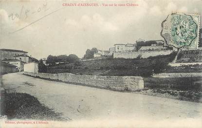 CPA FRANCE 69 "Chazay d'Azergues , Vue sur le vieux château"