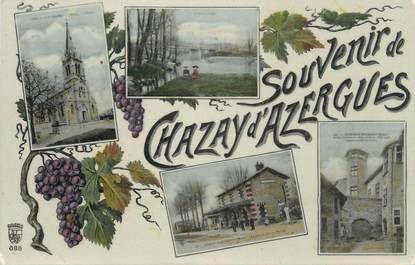 CPA FRANCE 69 "Chazay d'Azergues , Vues"