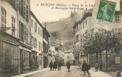 CPA FRANCE 69 "Beaujeu, La Montagne St Jean"