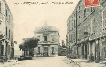 CPA FRANCE 69 " Mornant, Place de la Mairie"