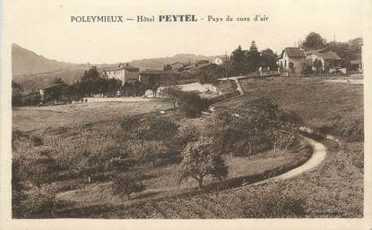 CPA FRANCE 69 " Poleymieux, Hôtel Peytel"