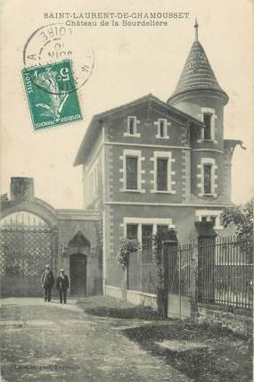 CPA FRANCE 69 " St Laurent de Chamousset, Château de Bourdelière"