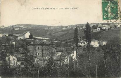 CPA FRANCE 69 "Lacenas, Château du Sou"