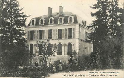 CPA FRANCE 69 "Denicé, Château des Charmes"