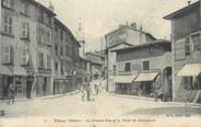 69 RhÔne CPA FRANCE 69 "Thizy, La Grande Rue et la Place du Commerce"