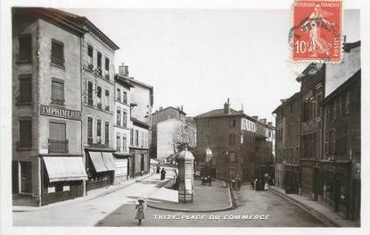 CPA FRANCE 69 "Thizy, Place du Commerce"