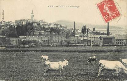 CPA FRANCE 69 "Bourg de Thizy Un pâturage"