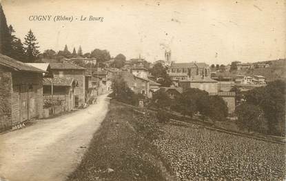 CPA FRANCE 69 "Cogny, Le Bourg"