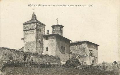 CPA FRANCE 69 "Cogny, Les Grandes Maisons de l'an 1300"