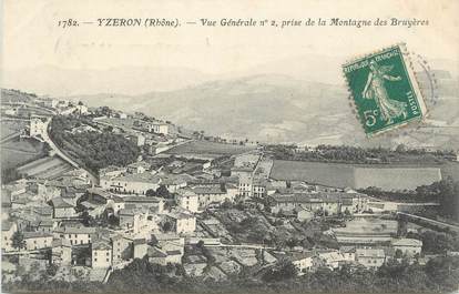 CPA FRANCE 69 "Yzeron, Vue générale"