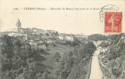 CPA FRANCE 69 "Yzeron, Ensemble du bourg"