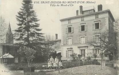 CPA FRANCE 69 "St Didier au Mont d'Or, Villa du Mont d'Or"