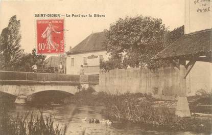 CPA FRANCE 69 "St Didier au Mont d'Or, Le pont sur la Bièvre"