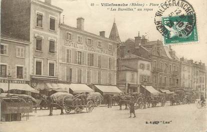 CPA FRANCE 69 "Villefranche sur Saône, Place Carnot"