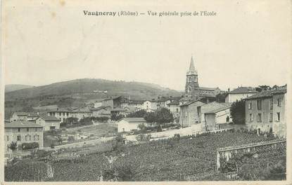 CPA FRANCE 69 "Vaugneray, Vue générale prise de l'école"