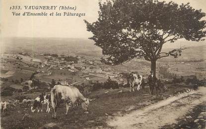 CPA FRANCE 69 "Vaugneray, Vue d'ensemble et les pâturages"